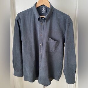 Vintage Weatherproof Microsuede Button down shirt
